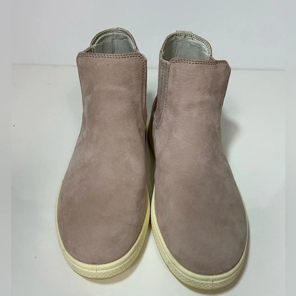 Aureus Women's Andrea  Chelsea Sneaker Pink Suede leather Ankle Boot Sz 7 - Picture 8 of 13